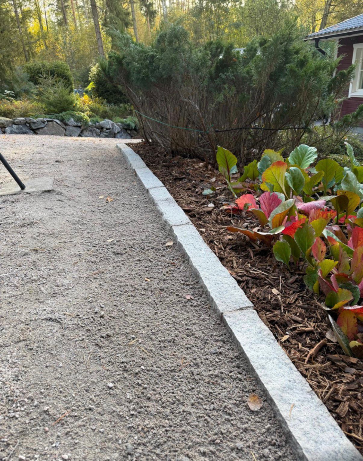 Kivireunusten asennus